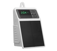 Generic Kit D'irrigation Goutte à Goutte Solaire Intelligent Résistant aux Intempéries pour Jardin Extérieur Intérieur, Système D'arrosage Portable pour Plantes, Batterie 2200 MAh, IPX5, 5,89 X 3,46