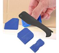 Generic Kit D'Outils de Calfeutrage en Ciment de Verre pour un Nettoyage Facile avec 4 Outils Différents pour la Couleur du Coulis : Rouge, Bleu, Jaune (BLUE)