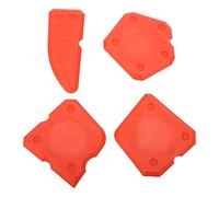 Generic Kit d'outils de Calfeutrage en Silicone, Ensemble de 4 Grattoirs à Mastic pour la Finition du Coulis et du Ciment de Verre, Grattoirs Professionnels Réutilisables pour un Scellement et des