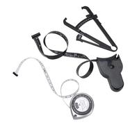 Generic Kit D'outils de Mesure du Corps avec Pied à Coulisse avec Règle de Mesure de la Taille pour un Suivi Complet de la Condition Physique, échelle en Centimètres Double Face, Noir/blanc, pour les