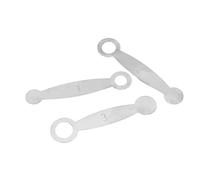 Generic Kit D'outils de Tampon D'anneau de Nivellement de Flûte, Tampons de Nivellement en Métal de 3 Pièces pour une Réparation Efficace de Flûte, Ensemble D'entretien Durable et Compact
