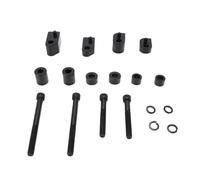 Generic Kit Durable D'extensions de Plancher de 1 Pouce et 1,5 Pouce pour Motos de Tourisme Electra Glide FLHT FLHR FLTR FLHX en Métal 18 Accessoires