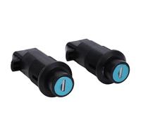 Generic Kit Universel de Verrouillage de Sacoche Rigide pour Moto, Installation Fiable et Facile pour Moto RS avec 2 Clés