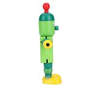 Generic Kits de Construction en Bois pour Les Enfants, Robot Building Kit Astrobot Toy Robot Wett avec Sa Conception Flexible pour Les Garçons et Les Filles (Green)
