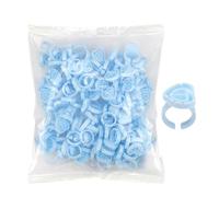 Generic KJRTOF5TQ4OEQ6HCPY Porte-colle, support de colle à cils, anneaux de colle dissables, pour extensions de cils, bleu, KJRTOF5TQ4OEQ6HCPY