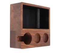 Generic Knock Box, Station de Bourrage de café en Bois de Noyer, Station de Conception Ergonomique avec Base Antidérapante, Idéale pour Distributeur de Doseur de Porte-filtre de 58 Mm, café de (Pour