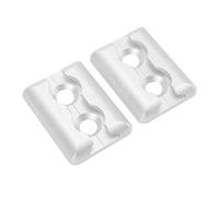 Generic L adapté aux Points d'ancrage de Voie Système D'arrimage de Camion Robuste pour Camping-Cars, Ambulances, 1 Paire pour Avion, Points d'ancrage Carrés en Alliage D'aluminium pour Plaque de