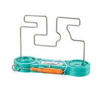 Generic Labyrinthe électrique, Jeu de Puzzle, Facile à Utiliser, Accessoires de Collision Stables, Fil, Jouet à Décharge électrique pour Anniversaire, 17cmx5cmx13cm