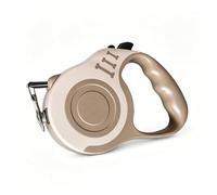 Generic Laisse Rétractable Automatique pour Chien de 5 M avec Poignée Antidérapante pour la Promenade des Animaux et Les Activités de Plein Air (Brown)