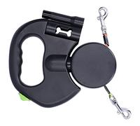 Generic Laisse Rétractable pour Animaux de Compagnie 1 Remorquage 2 Laisses Doubles Rétractables pour Chien avec Freins Fiables, Meilleur Cadeau pour Votre Chiot Bien-aimé, Convient aux Animaux de