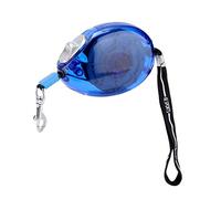 Generic Laisse Rétractable pour Chien, Collier Doux et Confortable, Contrôle Automatique à Une Main pour Chiens de Petite et Moyenne Taille, 1 Paquet (Blue)