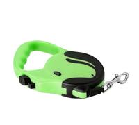 Generic Laisse Rétractable pour Chiot, Bande en Nylon Durable, Verrouillage de Frein Lisse pour Les Promenades Amusantes des Animaux de Compagnie, Poignée Antidérapante de 16,4 Pieds pour (Green)