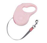 Generic Laisse Télescopique Rétractable pour Chien, Flexible et Durable, pour la Marche en Toute sécurité des Animaux de Compagnie en Plein Air, Matériau ABS TPU (Pink)