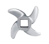 Generic Lame de Hachoir à Viande en Acier Inoxydable 12 22 32, Remplacement de Couteau pour Broyeurs avec Construction en Acier Inoxydable Durable, Facile à Installer (32#)