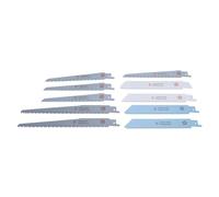 Generic Lames de Scie Alternative pour le Travail du Bois, 10 Pièces, Coupe Rapide pour les Projets de Rénovation Domiciliaire HCS HSS BIM Durables 6 Pouces 6TPI 10TPI