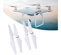 Generic Lames D'hélices de Drone 9450S, Accessoire Léger et Durable pour Quadrirotor 4/4 Pro, Plastique Blanc, 2 Paires