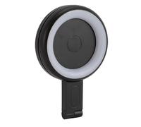 Generic Lampe à Selfie LED avec 3 Modes de Couleur, Lumière de Remplissage de Téléphone Portable pour Téléphones et Tablettes, Longue Durée de Vie de la Batterie, Angle Réglable, Parfaite pour Une
