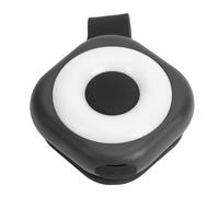 Generic Lampe à selfie magnétique, 3 couleurs, 6 modes d'éclairage, rechargeable, lumière vidéo pour photographie, enregistrement vidéo, accessoires de smartphone, aventure en plein air (noir)