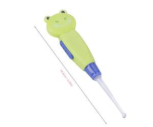 Generic Lampe de Poche LED pour Enfants, Dissolvant de Cérumen, Conception de Dessin animé Mignon avec Cuillère et Pince à épiler pour Soins des Oreilles de bébé, Matériau ABS 10.8cm (Style