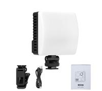 Generic Lampe de Remplissage Portable RVB 10 W Rechargeable 84 Lumières Vidéo LED 1800 K-9000 K Lumière Vlog à intensité Variable pour la Photographie, Les Enfants, Les Mariages et Les Nouvelles