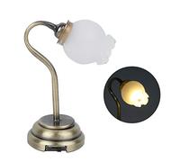 Generic Lampe de Table LED Miniature en Forme de Fleur pour Maison de Poupée, éclairage pour Décoration de Maison de Jouet, Accessoire de Meubles Minuscules Alimentés par Batterie, 112 (Abat-Jour en