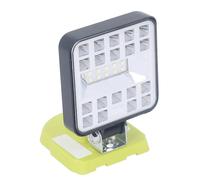 Generic Lampe de Travail LED à Large Faisceau, Portable et Durable, 1800lm, pour Batterie au Lithium ONE, pour Ateliers Intérieurs et Extérieurs