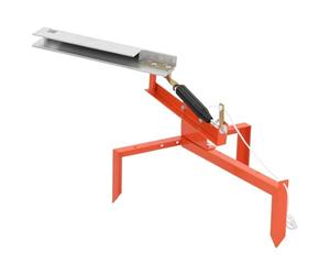 Generic Lanceur d'argile en Acier, Angles de Lancer Réglables, actionné en Tirant sur la Corde, Facile à Assembler, Matériau en Acier pour Le Tir sur Cible et Les Compétitions en