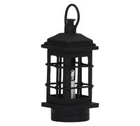 Generic Lanterne à Main pour Maison de Poupée, Mini Lampe Compacte pour Chambre d'enfants, Métal de qualité Supérieure, Couleur Noire