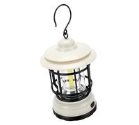 Generic Lanterne de Camping, Lampe de Camp Vintage avec Lumière Chaude COB et Conception étanche IPX4, Batterie Rechargeable, pour Camping en Plein Air et éclairage Nocturne