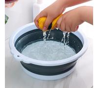 Generic Lavabo en Plastique Pliable, Conception à Large Bouche pour Le Lavage du Visage, Le Linge, Voyage, 1 unité (XL (40,9 X 25,2 Pouces))