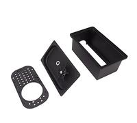 Generic Lave-tasse Automatique en Acier Inoxydable pour Bar, café, thé, Noir, Mains Libres et Gain de Temps, Convient pour la Cuisine, le café, 1 X Rinceur de Pichet (un Total de 4 accessoires)