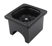 Generic Lave-tasse Automatique en Acier Inoxydable pour Bar, café, thé, Noir, Mains Libres et Gain de Temps, Convient pour la Cuisine, le café, 1 X Rinceur de Pichet (un Total de 4 accessoires)