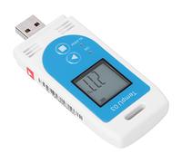 generic LCD LCD Logueur de Données de Température et d'humidité USB avec écran LCD, capacité D'enregistrement de 32 000 Points, Logiciel Programmable pour la Gestion des Entrepôts, la