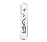 Generic Le Doigt de Doigt en Métal Slider Premium Portable Mini Jouet fabriqué à la Main pour la Station d'accueil de Bureau, Utile pour la Méditation et la Conversation, Métal, 15x72x12mm (Silver)