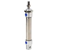 Generic Le Mini Vérin à Air en Acier Inoxydable Fonctionne Efficacement pour L'industrie des Machines, Composants Pneumatiques à Double Action pour les équipements Industriels (MA20*150)