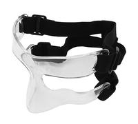 Generic Le Protège-Nez de Basket-Ball et de Baseball Prévient Les Blessures, Sangle Ajustable, Protection Faciale de Sport à Vue Claire pour Nez cassé