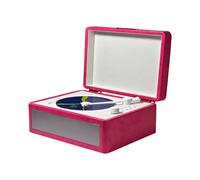 Generic Lecteur CD Lecteur de Musique Portable avec Design en Bois et ABS BT 5.0 USB TF Lecture Batterie 2000 MAh Double Haut-parleurs Télécommande pour Les Amateurs de Musique à Domicile et en