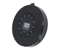Generic Lecteur CD Portable Rechargeable avec Haut-Parleur Bluetooth Anti-Saut MP3 pour Voyage en Voiture, 5" (Black)