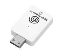 Generic Lecteur de Carte de Console de Jeu pour Dreamcast, Adaptateur de Lecteur de Carte de Stockage Mémoire 128 Go avec Indicateur D'état LED - Plug and Play, Matériau ABS