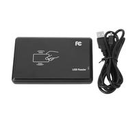 Generic Lecteur de Carte d'identité à Interface USB 125 KHz, Lecteur de Carte à Puce sans Contact avec Performances Stables et Coque en PVC Durable pour Systèmes de Contrôle D'accès