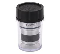 Generic Lentille de Microscope Achromatique 185, Filetage RMS Standard Exquis 60X Lentille d'objectif Achromatique pour Microscope Biologique Imagerie la Plus Brillante pour Les Laboratoires