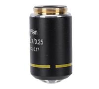 Generic Lentille D'objectif Infini Plan 20,2 Mm Commutant Entre Un Grossissement Faible et élevé pour Microscopes Biologiques Professionnels Verre Optique en Alliage D'aluminium pour Usage en (10X)