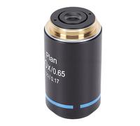 Generic Lentille D'objectif Infini Plan 20,2 Mm Commutant Entre Un Grossissement Faible et élevé pour Microscopes Biologiques Professionnels Verre Optique en Alliage D'aluminium pour Usage en (40X)