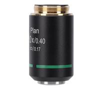 Generic Lentille D'objectif Infini Plan 20,2 Mm Commutant Entre Un Grossissement Faible et élevé pour Microscopes Biologiques Professionnels Verre Optique en Alliage D'aluminium pour Usage en (20X)