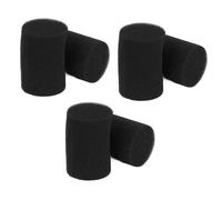 Generic L'éponge de Tube de Port de Haut-Parleur Minimise Efficacement Le Bruit du Vent 6 Pièces pour Les Haut-parleurs de Maison et de Voiture