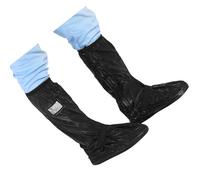 Generic Les Chaussures Réutilisables Couvrent Non le Glissement pour Les Jours de Pluie, la Texture de la Semelle sans Glissement, la Sangle élastique Réglable, le Matériau en PVC, 1 Paire (Code m