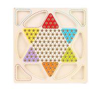 Generic Les Dames Chinoises Colorées en Bois Améliorent la Coordination œil-Main du bébé. Échecs en Avion Lisses pour L'interaction Parent-Enfant et Le Développement des Compétences sociales.