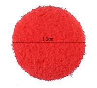 Generic Leurre Flottant Ultra-léger en Mousse Souple Pop Up, Leurre Flottant pour Gros Poissons, Rouge, Orange, Jaune, pour Amateurs de Pêche, 30 Pièces/lot, 10/12mm (Arôme Fraise Rouge 12MM)