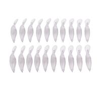 Generic Leurres Crankbait Vierges Non Peints, Corps de Leurre Transparents à Plongée Profonde avec Hameçons Préinstallés, 20 Pièces for Pêche en Eau Douce et en Eau Salée