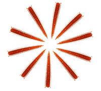Generic Leurres de Pêche à vers élastiques, Matériel Souple avec Odeur de Poisson pour Les Pêcheurs, Plastique Durable de 6cm, 10 Pièces